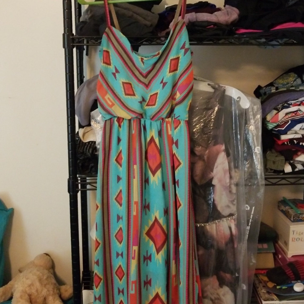 Colorful maxi dress